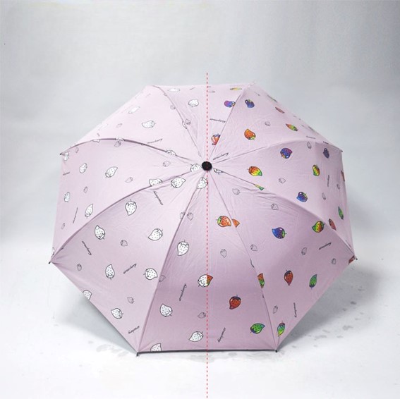 Colour Changing 3 Fold Umbrella